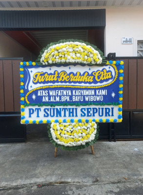 Papan Bunga Duka di Asotipo